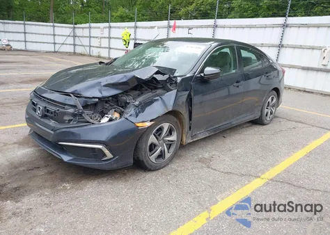 2019 Honda Civic Lx из США, поврежденный, VIN 2HGFC2F67KH600863